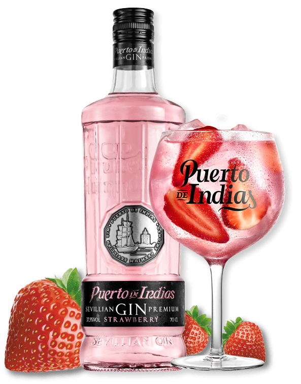Puerto de Indias Gin Premium Strawberry